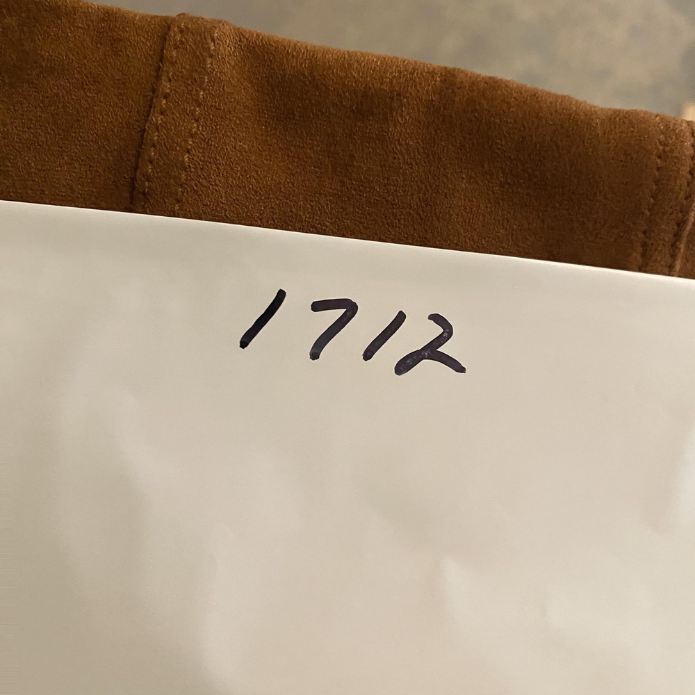Banana Republic Skirt Womens 10 Brown Faux Suede Stretch A Line Mini Pockets - Picture 11 of 11